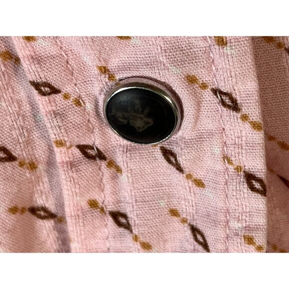 Cinch Men's Pink Arenaflex Modern Fit Long Sleeve Button Shirt Large Western - Picture 8 of 10